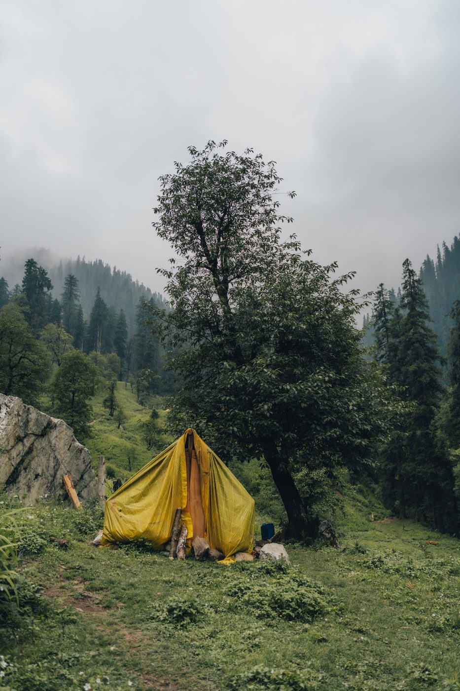 Camping sfeerbeeld